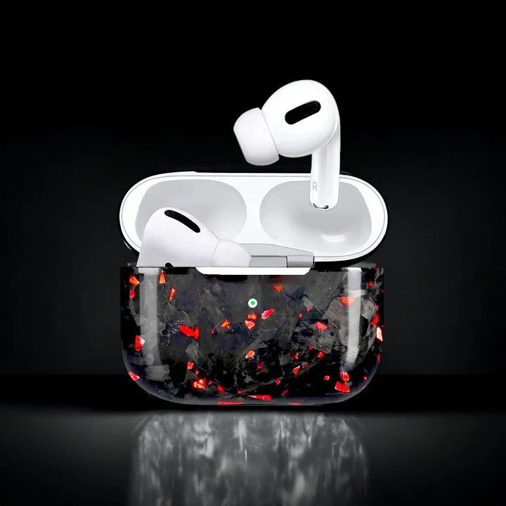 Forged Carbon Case for AirPods - Red